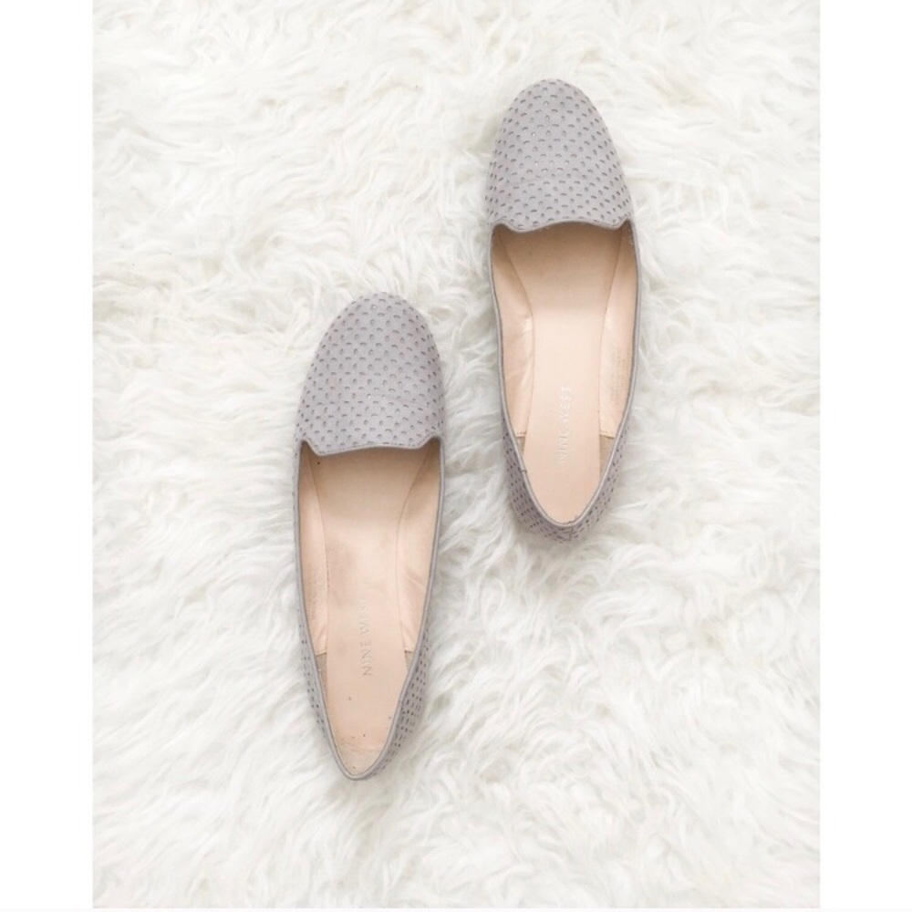 Chic Nine West grey loafers ✨🌫✨